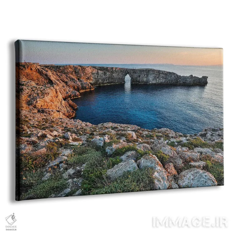 تابلو دکوراتیو Menorca, Spain,غروب در پونت دن ژیل ، منورکا، اسپانیا اثر هولیس لونی - نمای پرسپکتیو محصول