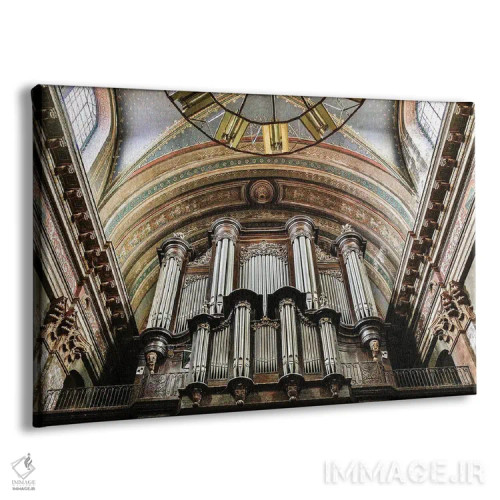 تابلو دکوراتیو Church Of The Jacobins, Toulouse, France,لوله های ارگ کلیسای… اثر هولیس لونی - نمای پرسپکتیو محصول