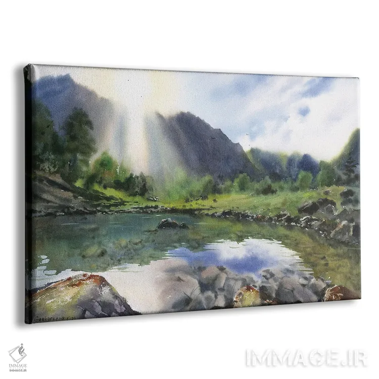 تابلو دکوراتیو کوه آرخیاز IV اثر هوم لایک آرت - نمای پرسپکتیو محصول