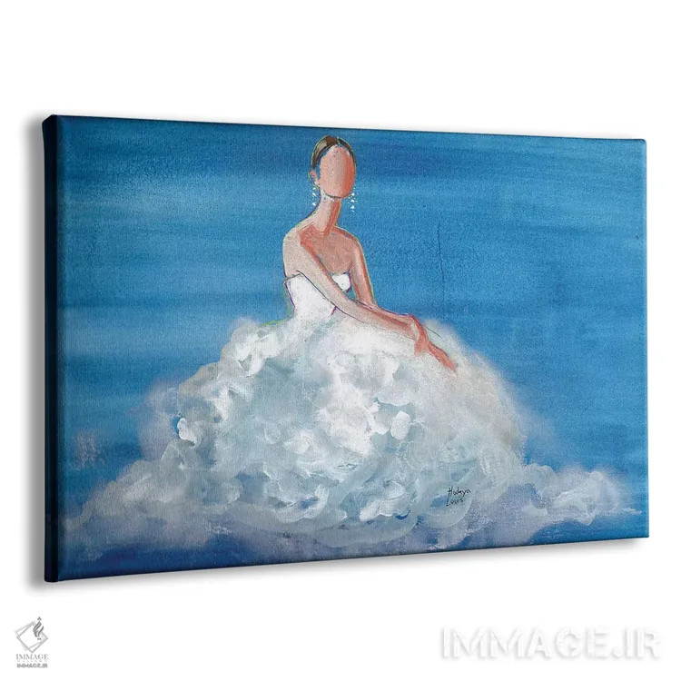 تابلو دکوراتیو روز عروسی اثر هارت آو لیلی - نمای پرسپکتیو محصول