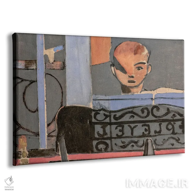 تابلو کلاسیک درس پیانو اثر آنری ماتیس - نمای پرسپکتیو محصول