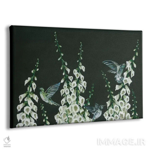 تابلو دکوراتیو مرغ های مگس خوار اثر هولی هکس آرت - نمای پرسپکتیو محصول
