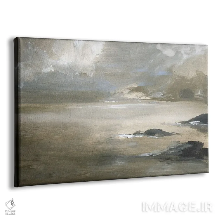 تابلو انتزاعی نسیم خلیج اثر دن هابدی - نمای پرسپکتیو محصول