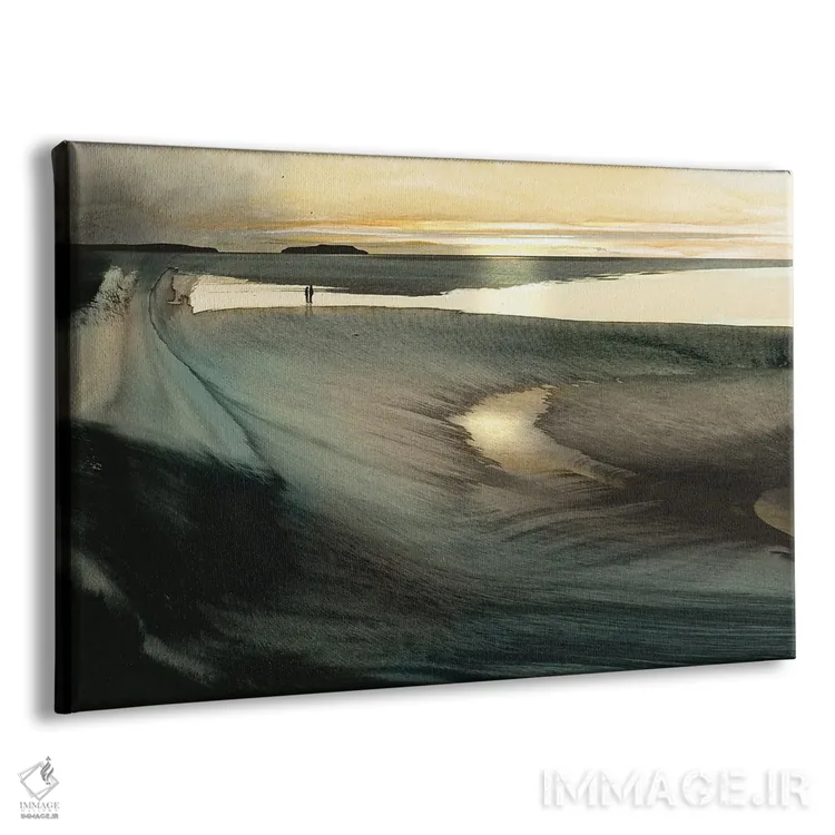 تابلو انتزاعی گرگ ومیش اثر دن هابدی - نمای پرسپکتیو محصول
