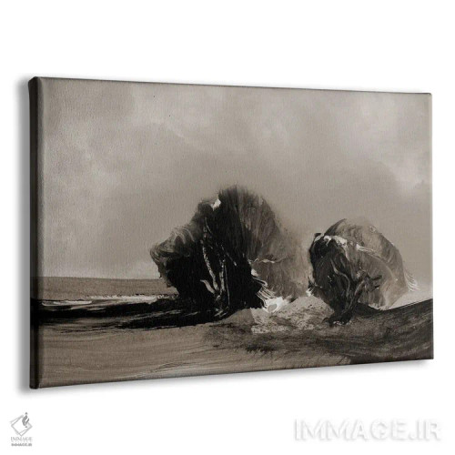 تابلو انتزاعی دو درخت اثر دن هابدی - نمای پرسپکتیو محصول