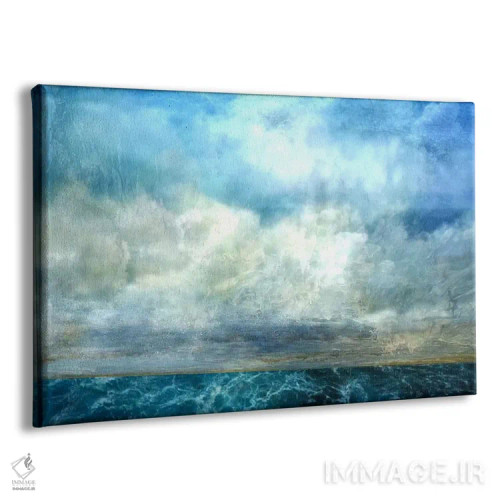 تابلو انتزاعی در پایان جهان اثر هدر آفرود - نمای پرسپکتیو محصول