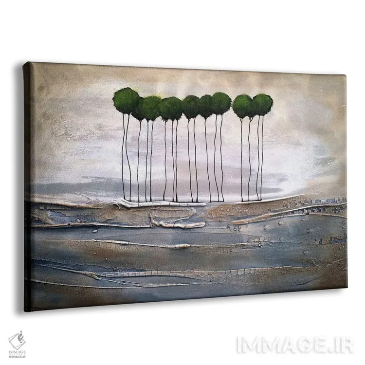 تابلو انتزاعی و اینک اینجاییم اثر هدر آفرود - نمای پرسپکتیو محصول