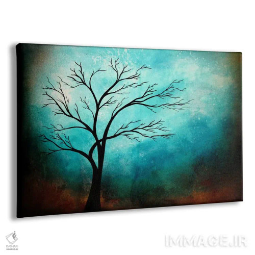 تابلو انتزاعی نفس اثر هدر آفرود - نمای پرسپکتیو محصول