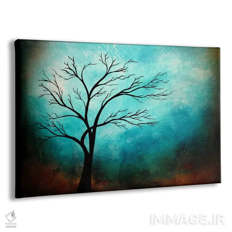 تابلو انتزاعی نفس اثر هدر آفرود - نمای پرسپکتیو محصول