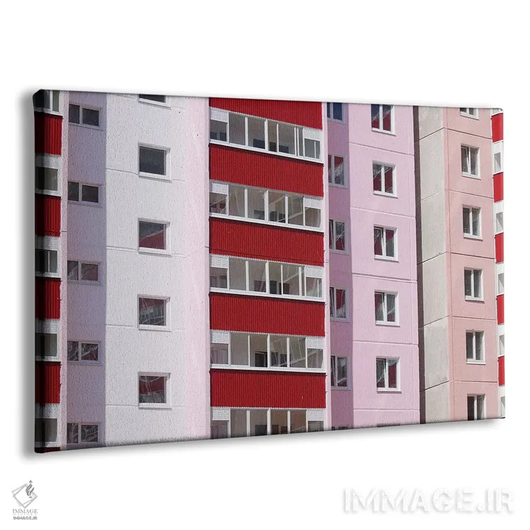 تابلو دکوراتیو بلوز محله مرکزی اثر هانی مون هتل - نمای پرسپکتیو محصول
