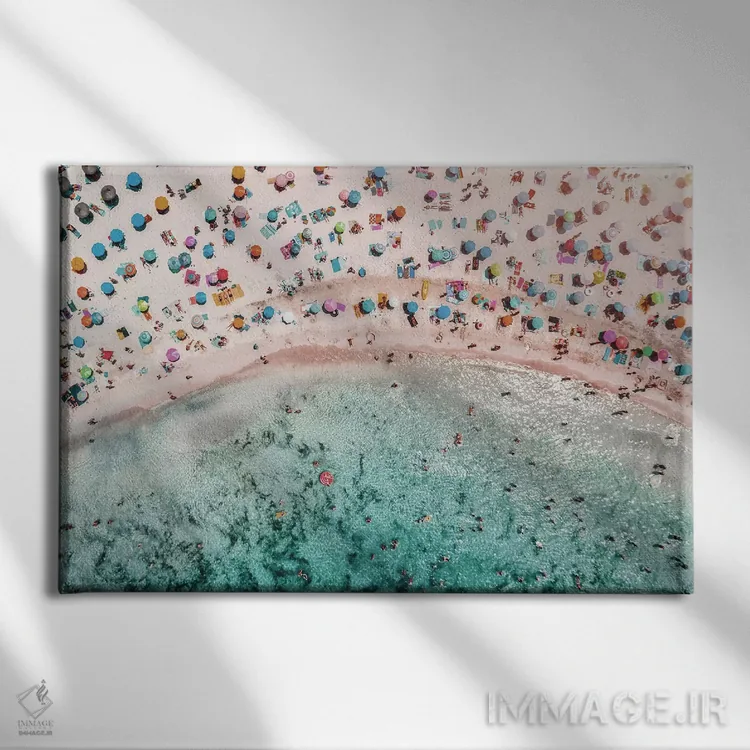 تابلو دکوراتیو ساحلی اثر هانی مون هتل - نمای روبهرو روی دیوار