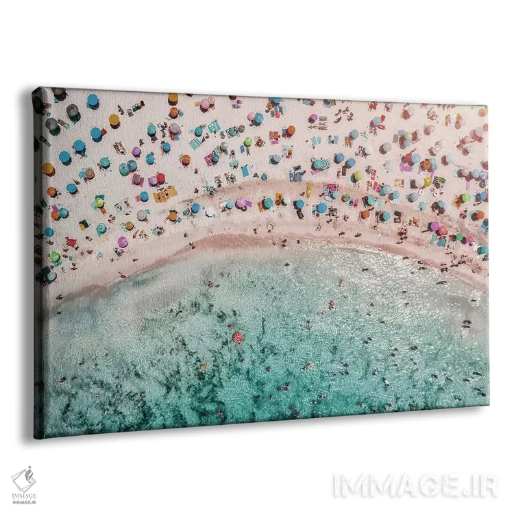 تابلو دکوراتیو ساحلی اثر هانی مون هتل - نمای پرسپکتیو محصول
