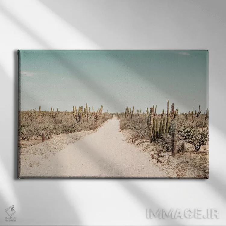 تابلو دکوراتیو غبار اثر هانی مون هتل - نمای روبهرو روی دیوار