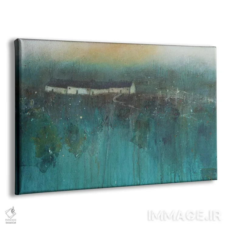 تابلو انتزاعی پناهگاه ملوان اثر لیزا هاوس - نمای پرسپکتیو محصول