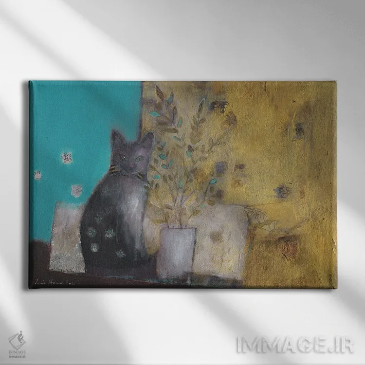 تابلو دکوراتیو ونسان اثر لیزا هاوس - نمای روبهرو روی دیوار