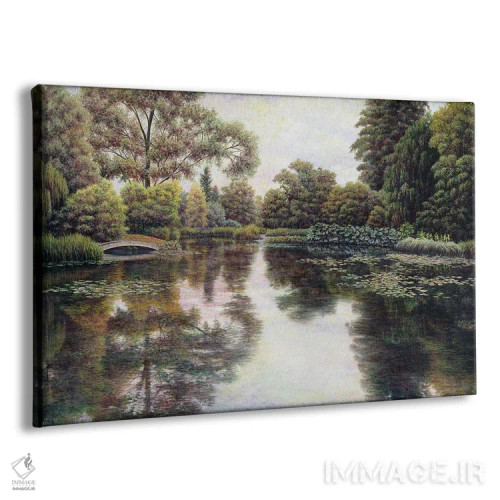 تابلو دکوراتیو فرشینه طبیعت اثر دیوید هاولز - نمای پرسپکتیو محصول