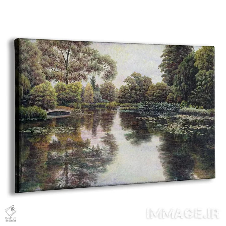 تابلو دکوراتیو فرشینه طبیعت اثر دیوید هاولز - نمای پرسپکتیو محصول