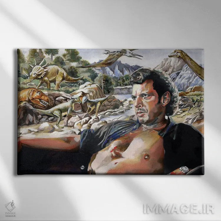 تابلو دکوراتیو نظریه آشوب اثر هدر پری - نمای روبهرو روی دیوار