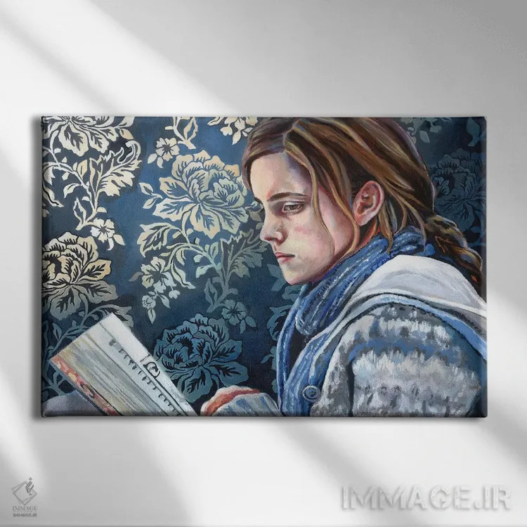 تابلو دکوراتیو هرمیون اثر هدر پری - نمای روبهرو روی دیوار