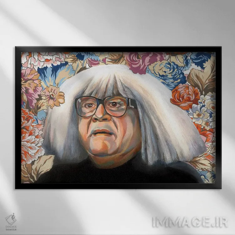 تابلو دکوراتیو فرانک اثر هدر پری - نمای قابدار مشکی