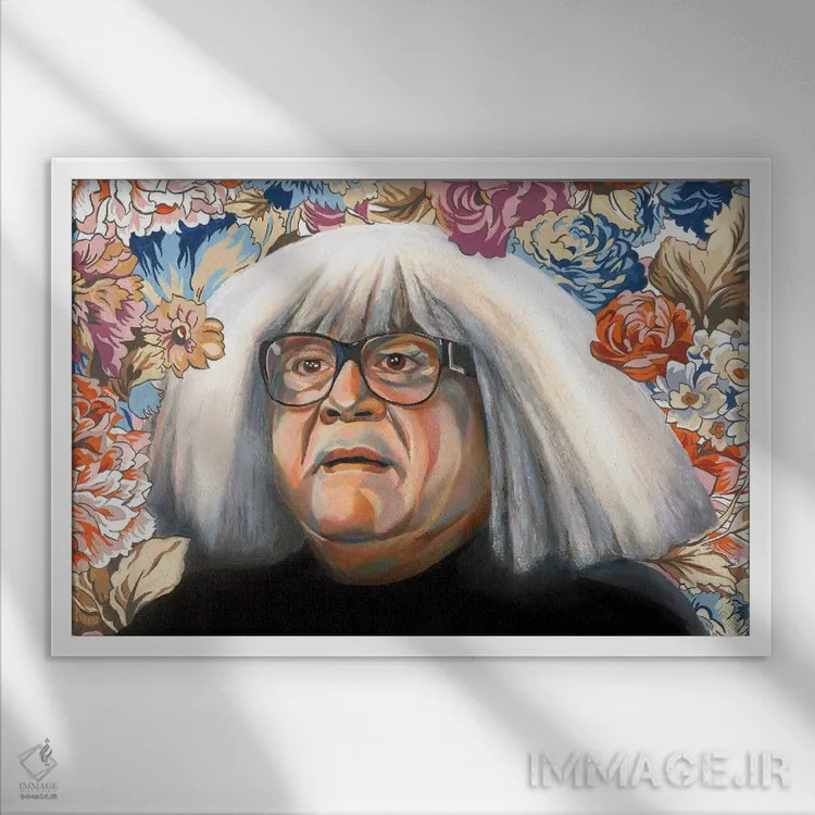 تابلو دکوراتیو فرانک اثر هدر پری - نمای قابدار سفید