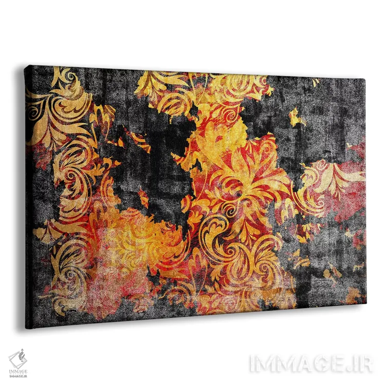 تابلو انتزاعی عنصر صلح پاره شده اثر فایو بای فایو کالکتیو - نمای پرسپکتیو محصول