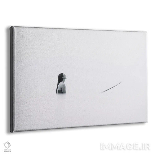 تابلو مینیمال فرار اثر هانا پریویت - نمای پرسپکتیو محصول