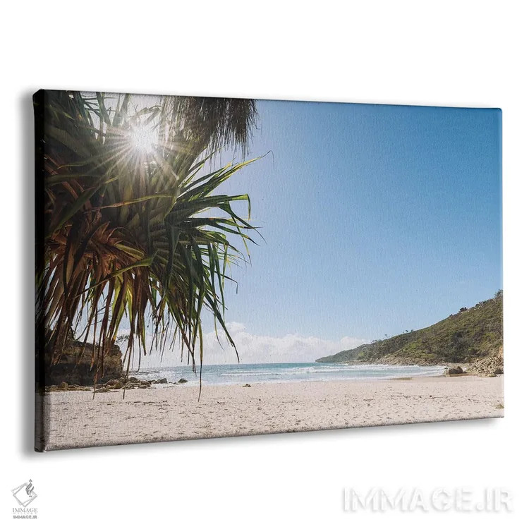 تابلو مینیمال خلیج ماه عسل اثر هانا پریویت - نمای پرسپکتیو محصول