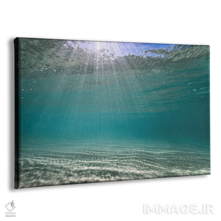 تابلو مینیمال پرتوهای خورشید اثر هانا پریویت - نمای پرسپکتیو محصول