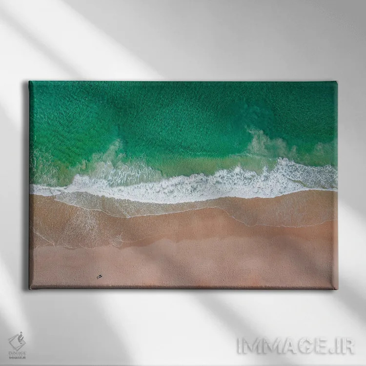 تابلو مینیمال تسکین اثر هانا پریویت - نمای روبهرو روی دیوار