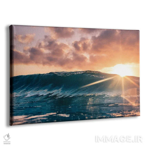تابلو مینیمال شفافیت طلوع اثر هانا پریویت - نمای پرسپکتیو محصول