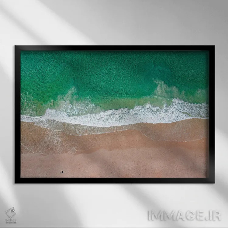 تابلو مینیمال تسکین اثر هانا پریویت - نمای قابدار مشکی