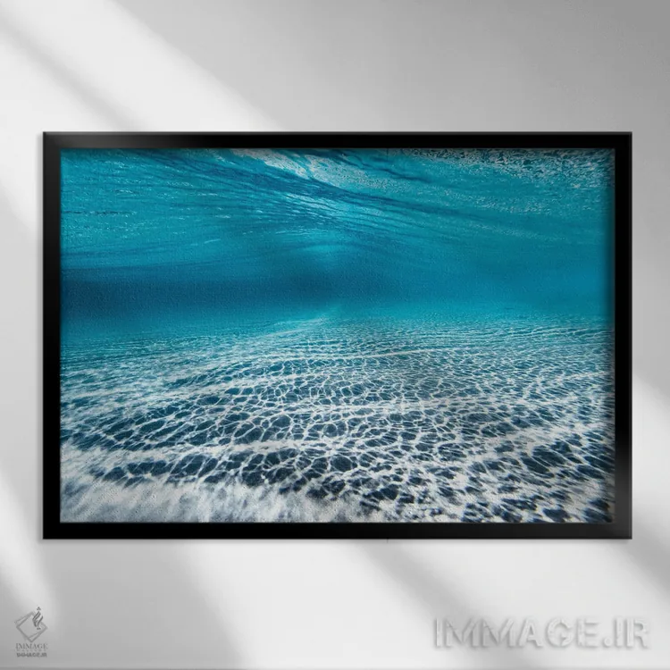 تابلو مینیمال کاشی کاری اثر هانا پریویت - نمای قابدار مشکی