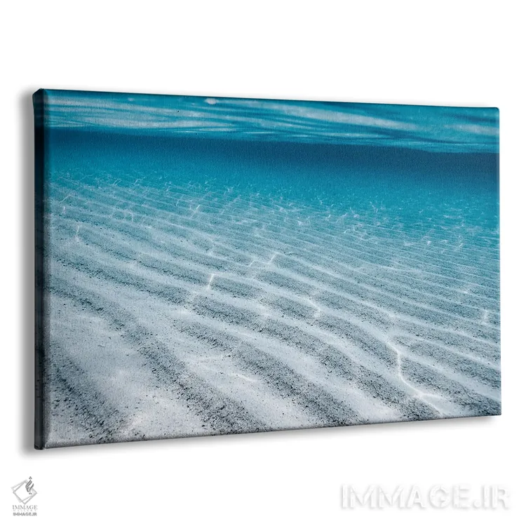 تابلو مینیمال موجک ها اثر هانا پریویت - نمای پرسپکتیو محصول