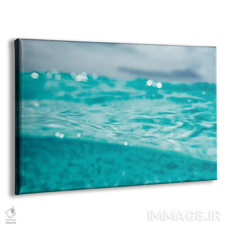 تابلو مینیمال رویاهای اقیانوس اثر هانا پریویت - نمای پرسپکتیو محصول
