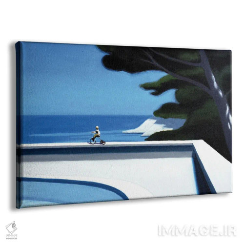 تابلو دکوراتیو نسیم تابستانی اثر هیوگو پوندز - نمای پرسپکتیو محصول