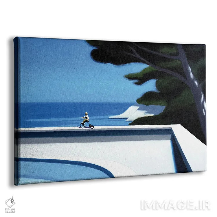 تابلو دکوراتیو نسیم تابستانی اثر هیوگو پوندز - نمای پرسپکتیو محصول