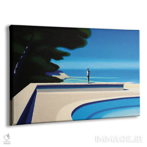 تابلو دکوراتیو لنی اثر هیوگو پوندز - نمای پرسپکتیو محصول