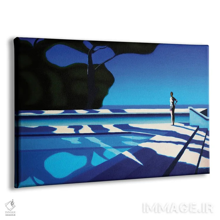 تابلو دکوراتیو لحظه روشن یک اثر هیوگو پوندز - نمای پرسپکتیو محصول