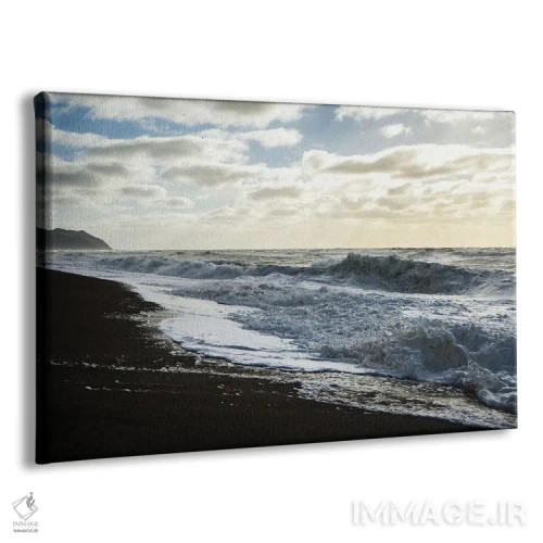 تابلو دکوراتیو امواج طوفانی اثر هدر رابرسون - نمای پرسپکتیو محصول
