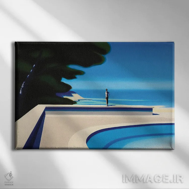 تابلو دکوراتیو لنی اثر هیوگو پوندز - نمای روبهرو روی دیوار