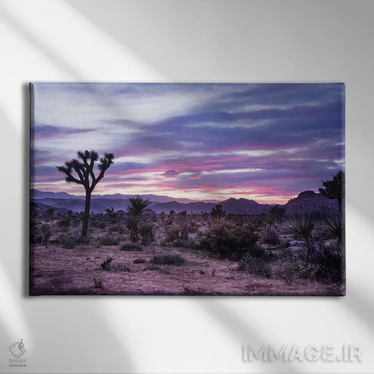 تابلو دکوراتیو شکوه غروب اثر هدر رابرسون - نمای روبهرو روی دیوار