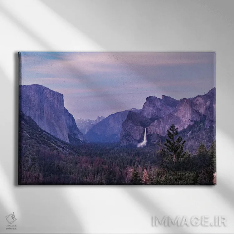 تابلو دکوراتیو غروب در تونل ویو اثر هدر رابرسون - نمای روبهرو روی دیوار