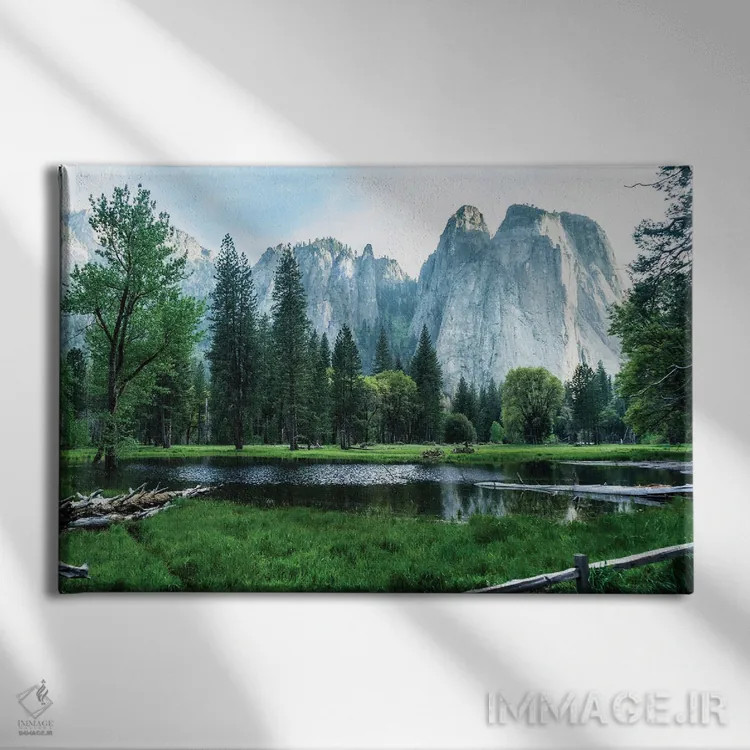 تابلو دکوراتیو سنگ های کلیسا اثر هدر رابرسون - نمای روبهرو روی دیوار