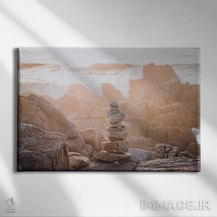 تابلو دکوراتیو مراقبه اثر هدر رابرسون - نمای روبهرو روی دیوار
