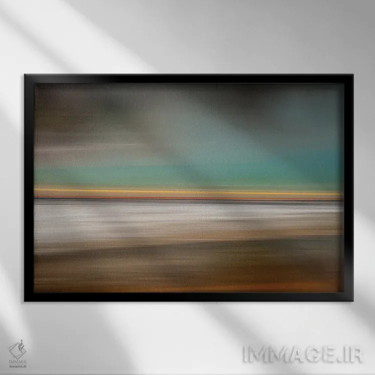 تابلو دکوراتیو چشم ها را به خود جلب کردن اثر هدر رابرسون - نمای قابدار مشکی