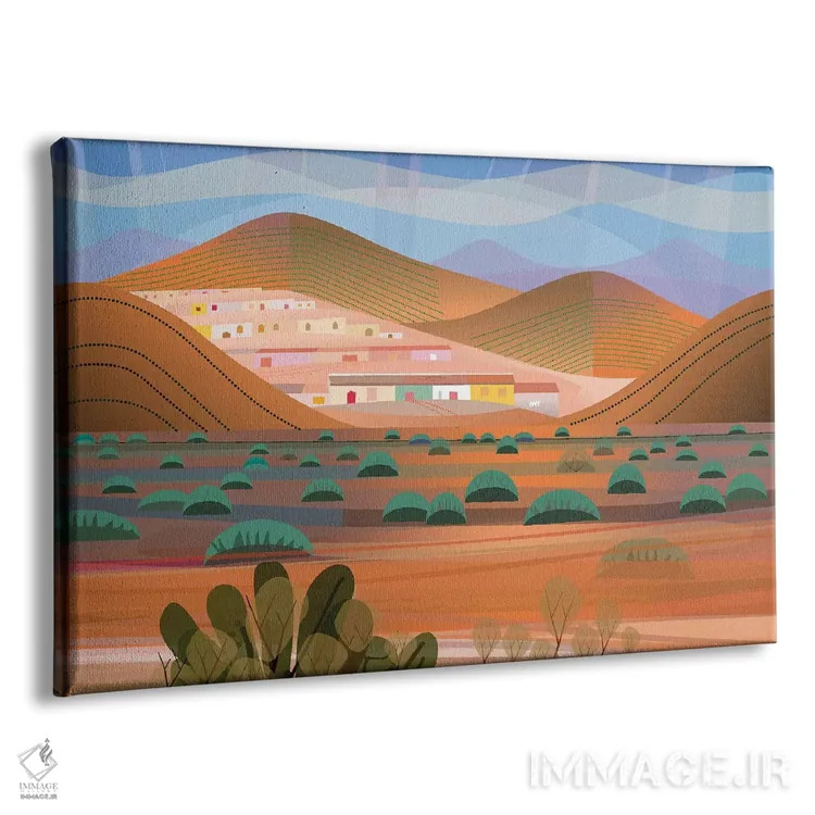 تابلو دکوراتیو لا چویا اثر چارلز هارکر - نمای پرسپکتیو محصول