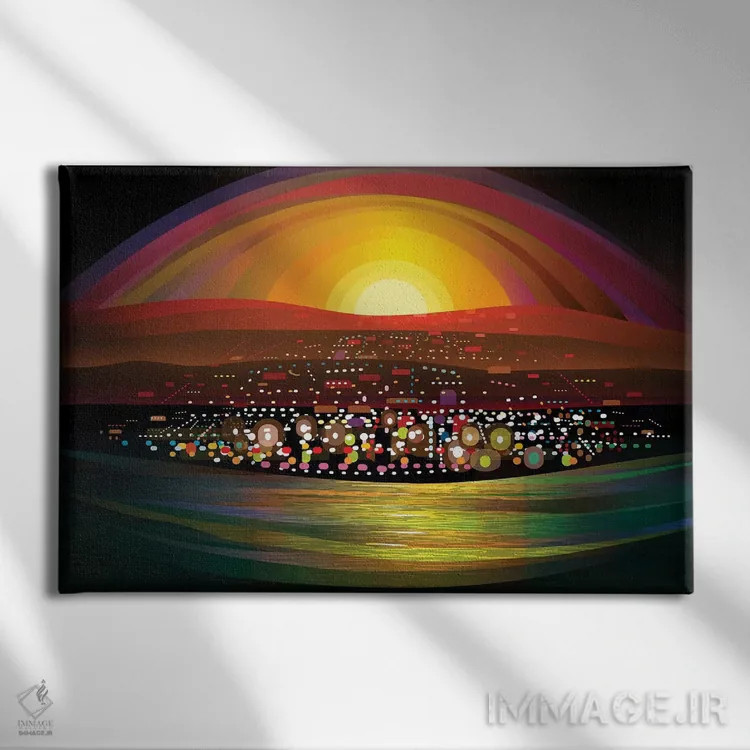 تابلو دکوراتیو لاپاز اثر چارلز هارکر - نمای روبهرو روی دیوار