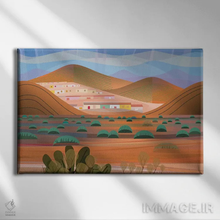 تابلو دکوراتیو لا چویا اثر چارلز هارکر - نمای روبهرو روی دیوار