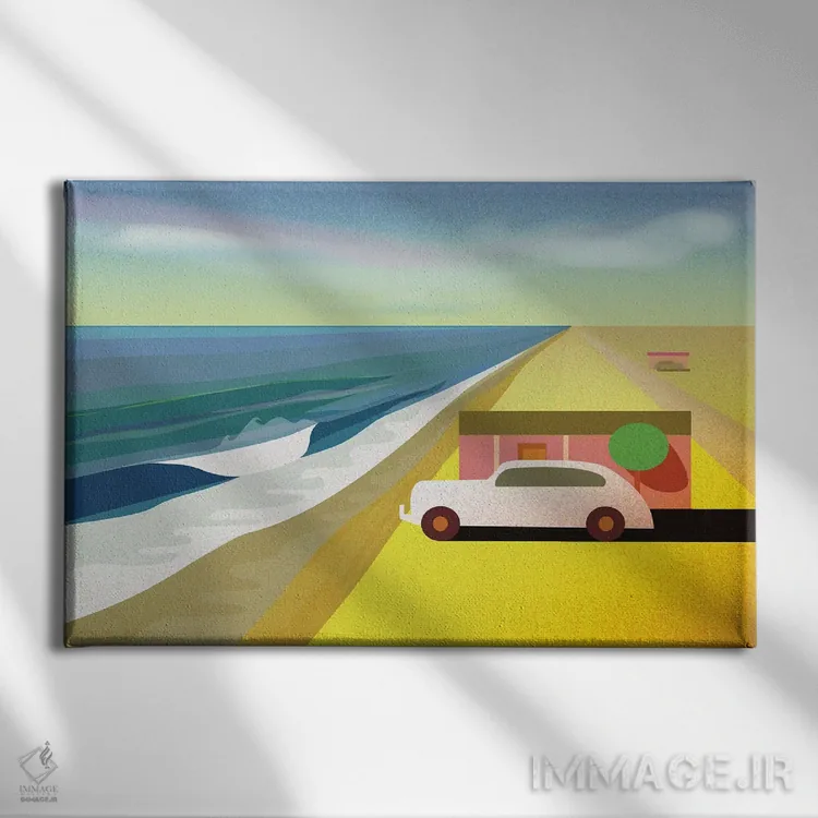 تابلو دکوراتیو ماه عسل مکزیکی اثر چارلز هارکر - نمای روبهرو روی دیوار